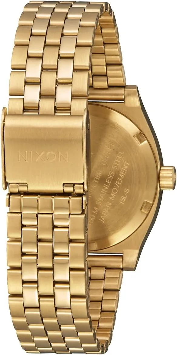 Nixon Medium Time Teller A1130. 100m Water Resistant Womens Watch (31 mm Stainless Steel Watch Face)