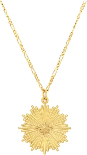 OAK&LUNA - Gold Vermeil Designer Medallion Necklace