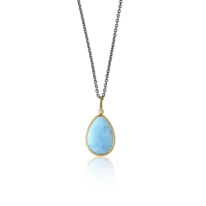 One-Of-A-Kind Lavender Turquoise Pendant