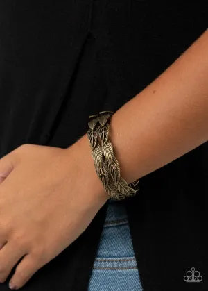 Paparazzi Bracelet ~ Its Five o FLOCK Somewhere - Brass