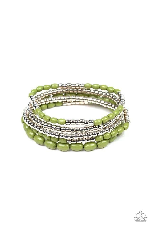 Paparazzi Bracelet ~ Meet and Mingle - Green
