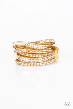 Paparazzi Bracelet ~ Rock Star Attitude - Yellow