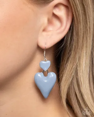 Paparazzi Earring ~ Colorful Chemistry - Blue