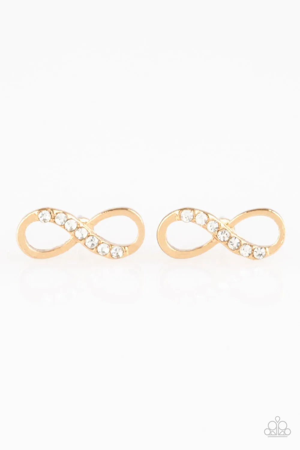 Paparazzi Earring ~ Never-Ending Elegance - Gold