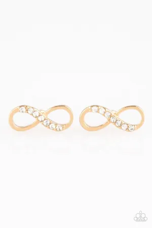 Paparazzi Earring ~ Never-Ending Elegance - Gold