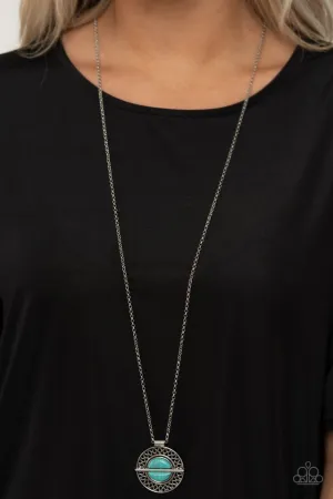Paparazzi Necklace ~ Adobe Adornment - Blue