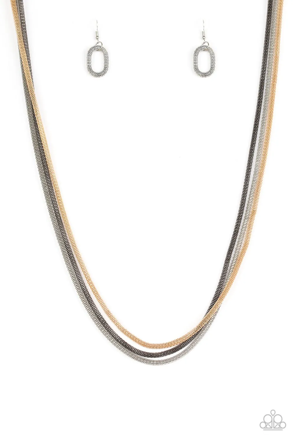 Paparazzi Necklace ~ Street Sweep - Multi