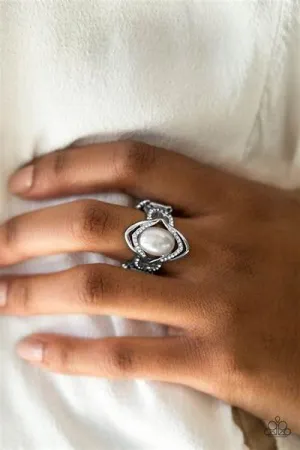 Paparazzi Positively Posh - White Ring