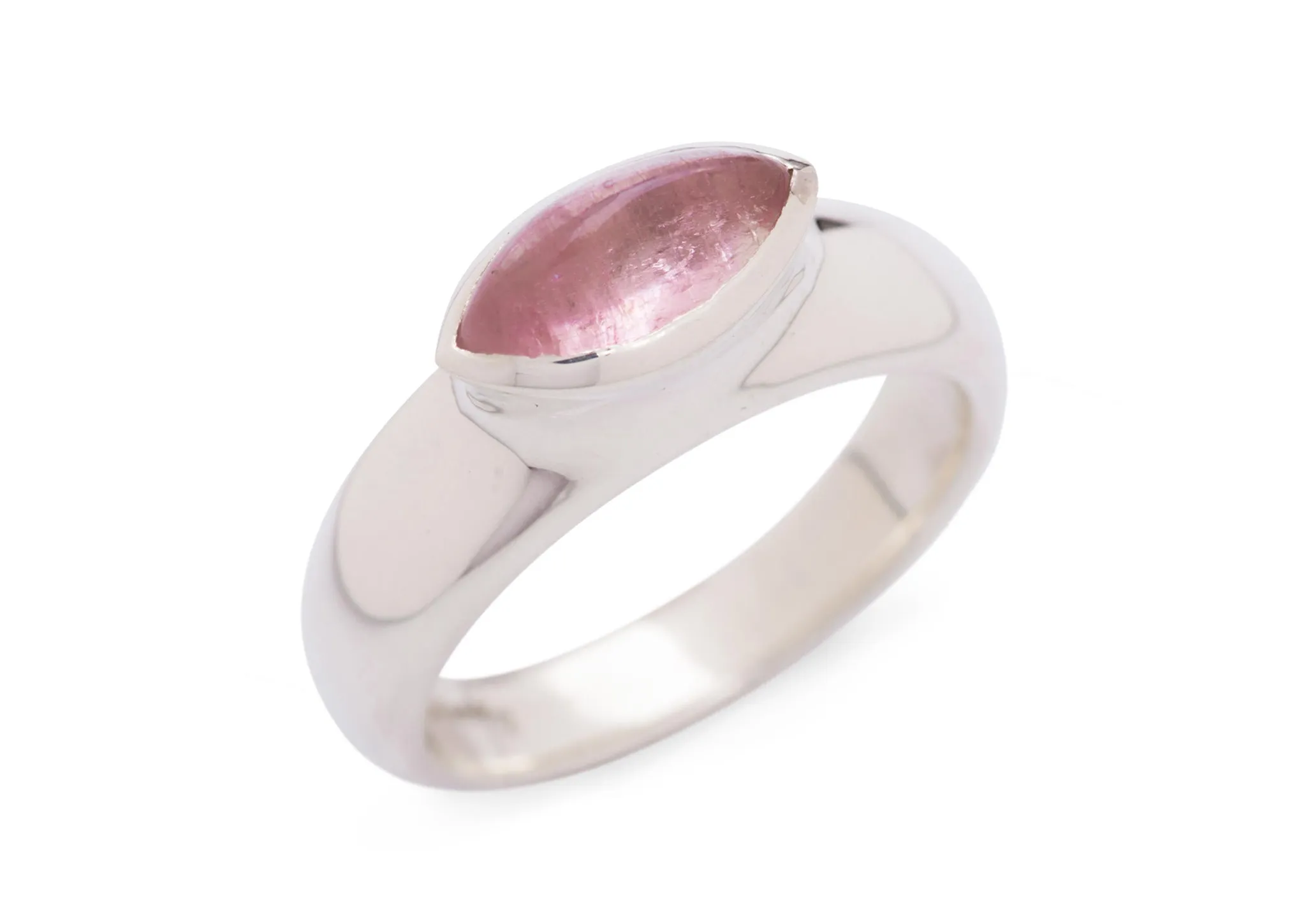 Pink Tourmaline and 9ct White Gold Design