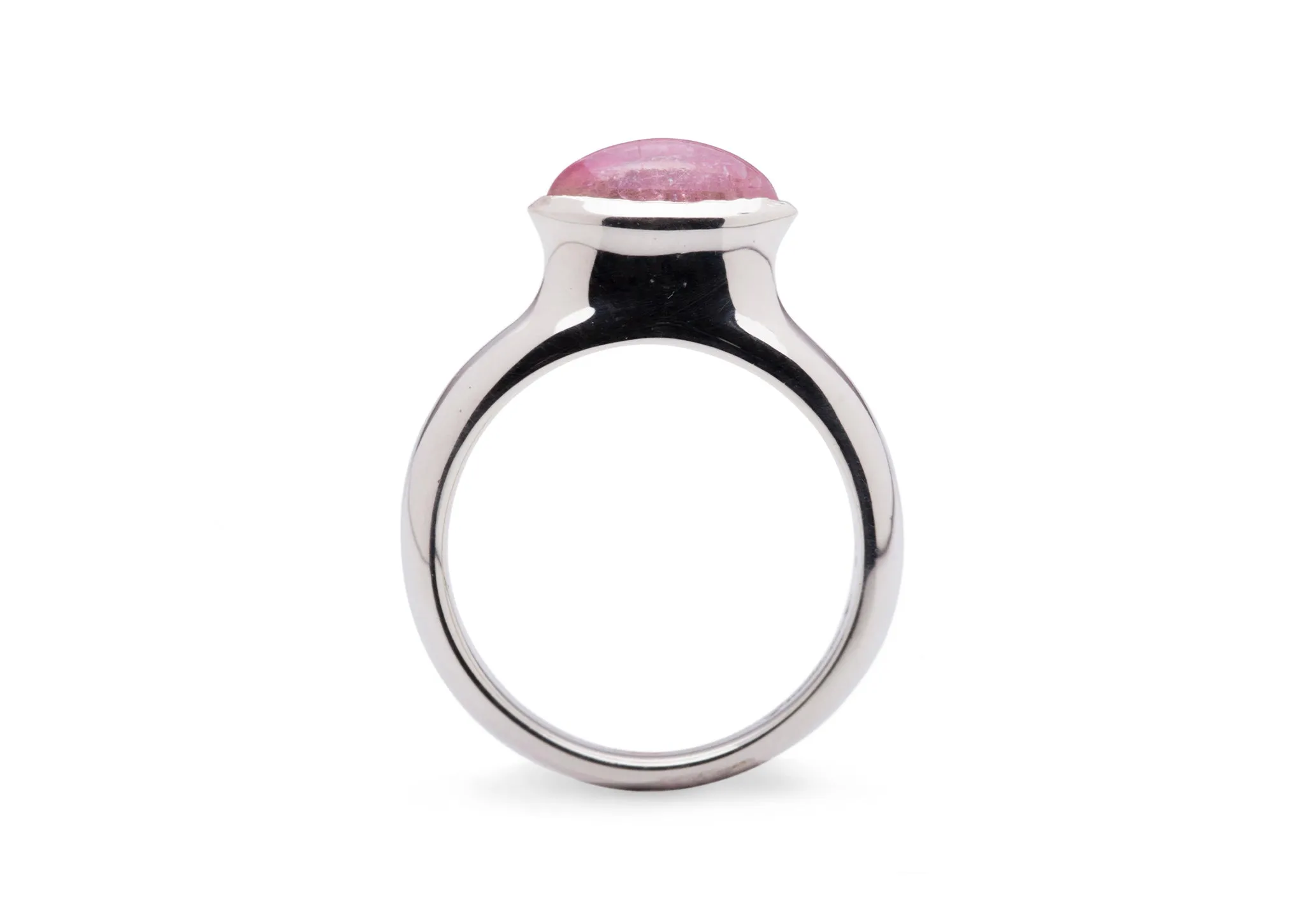 Pink Tourmaline and 9ct White Gold Design