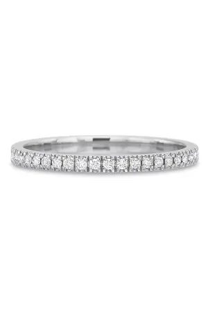 Platinum .25ctw Diamond Eternity Band