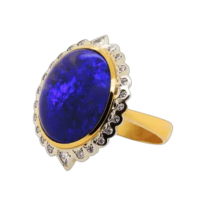Princess of the Night Opal Ring