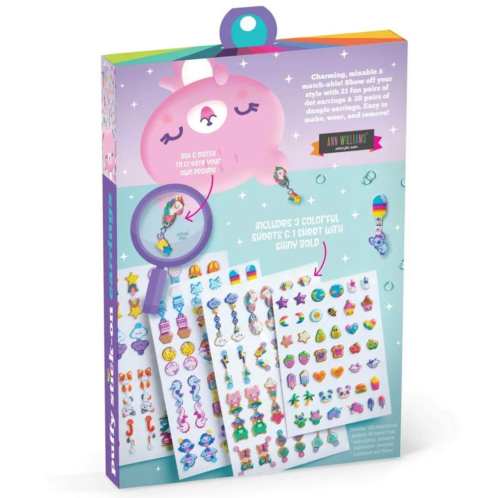 Puffy Stick-on Earrings
