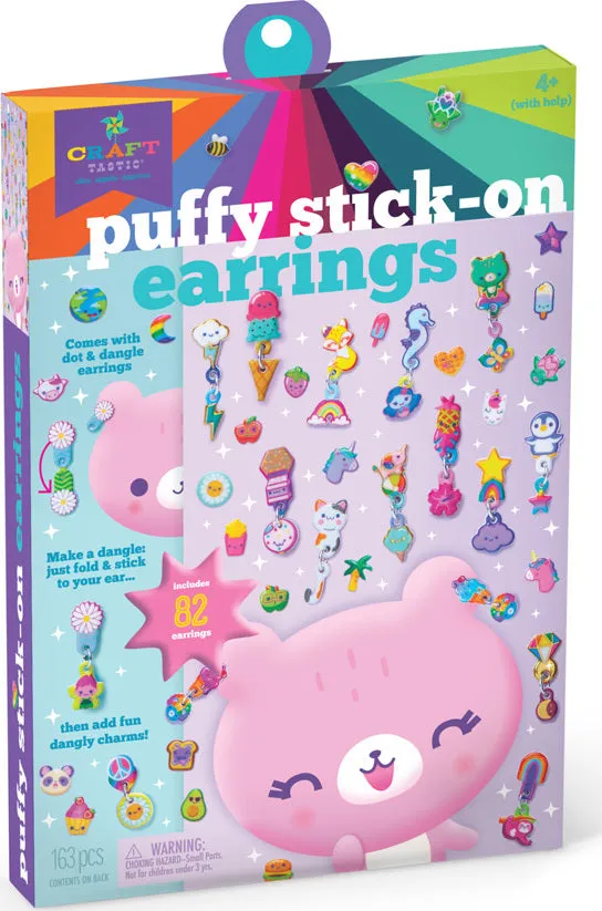 Puffy Stick-on Earrings