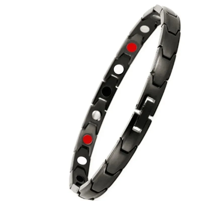 Pure Copper  Crystal Accent Magnetic Energy Bracelets 