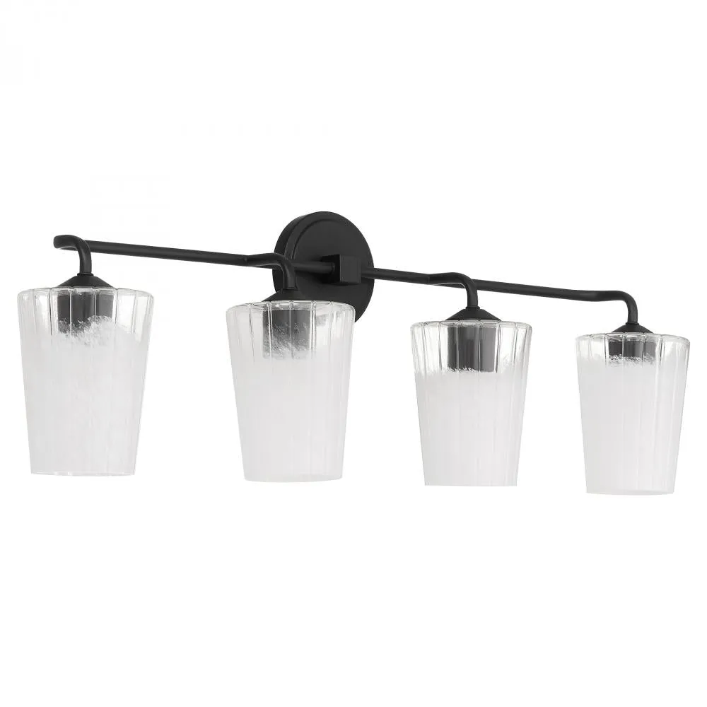 Quorum International MARIPOSA 5238-4-59 Bathroom Fixture - Matte Black
