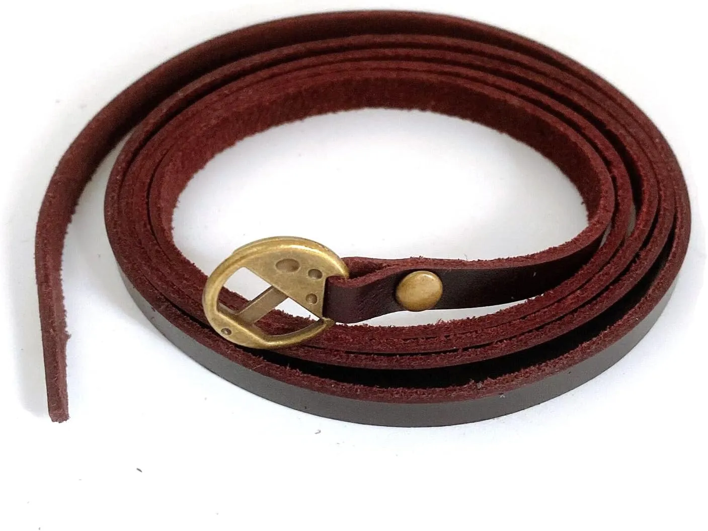 Rantanto Genuine Leather Wrap Bracelets Trendy Western Stackable Cuff Adjustable Boho Layered Bracelet Jewelry For Men Women