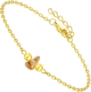 Raw Stone Healing Bracelet for Meditation,Cleansing and Relaxing Purpose- Women's Crystal Jewelry for Clarity & Tranquility