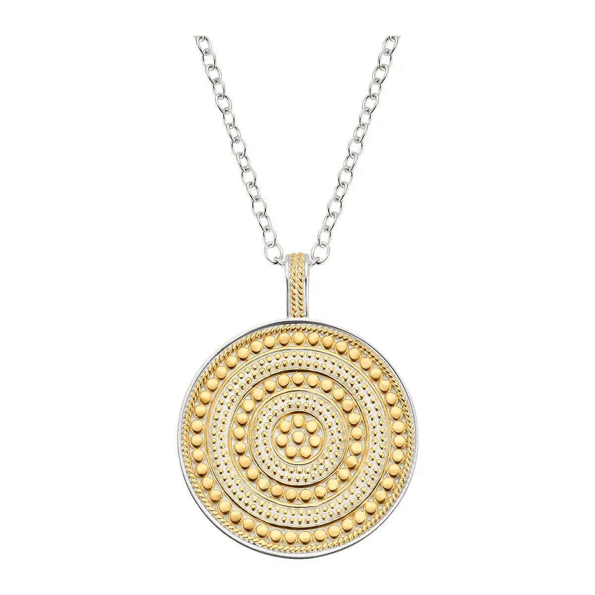 Reversible Circle Pendant Necklace