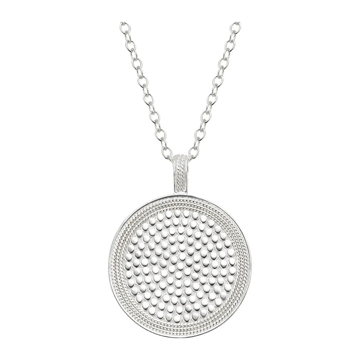 Reversible Circle Pendant Necklace