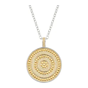 Reversible Circle Pendant Necklace
