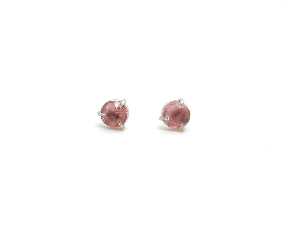 Rose Tourmaline Vanity Studs