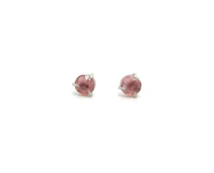 Rose Tourmaline Vanity Studs
