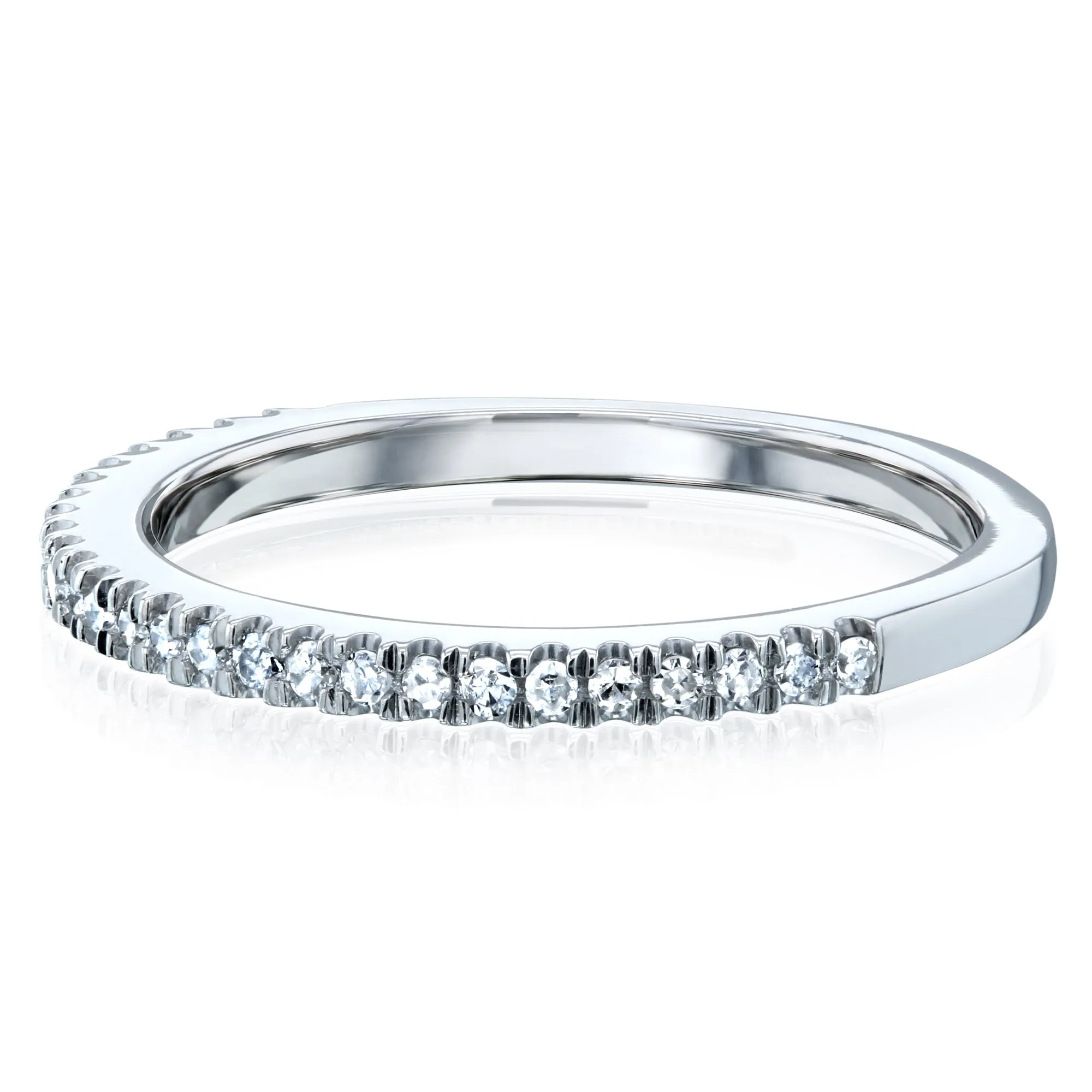 Round Brilliant Moissanite and Diamond Halo 3-Piece Bridal Rings Set 2 1/2 CTW 14k White Gold (DEF/VS, GH/I)