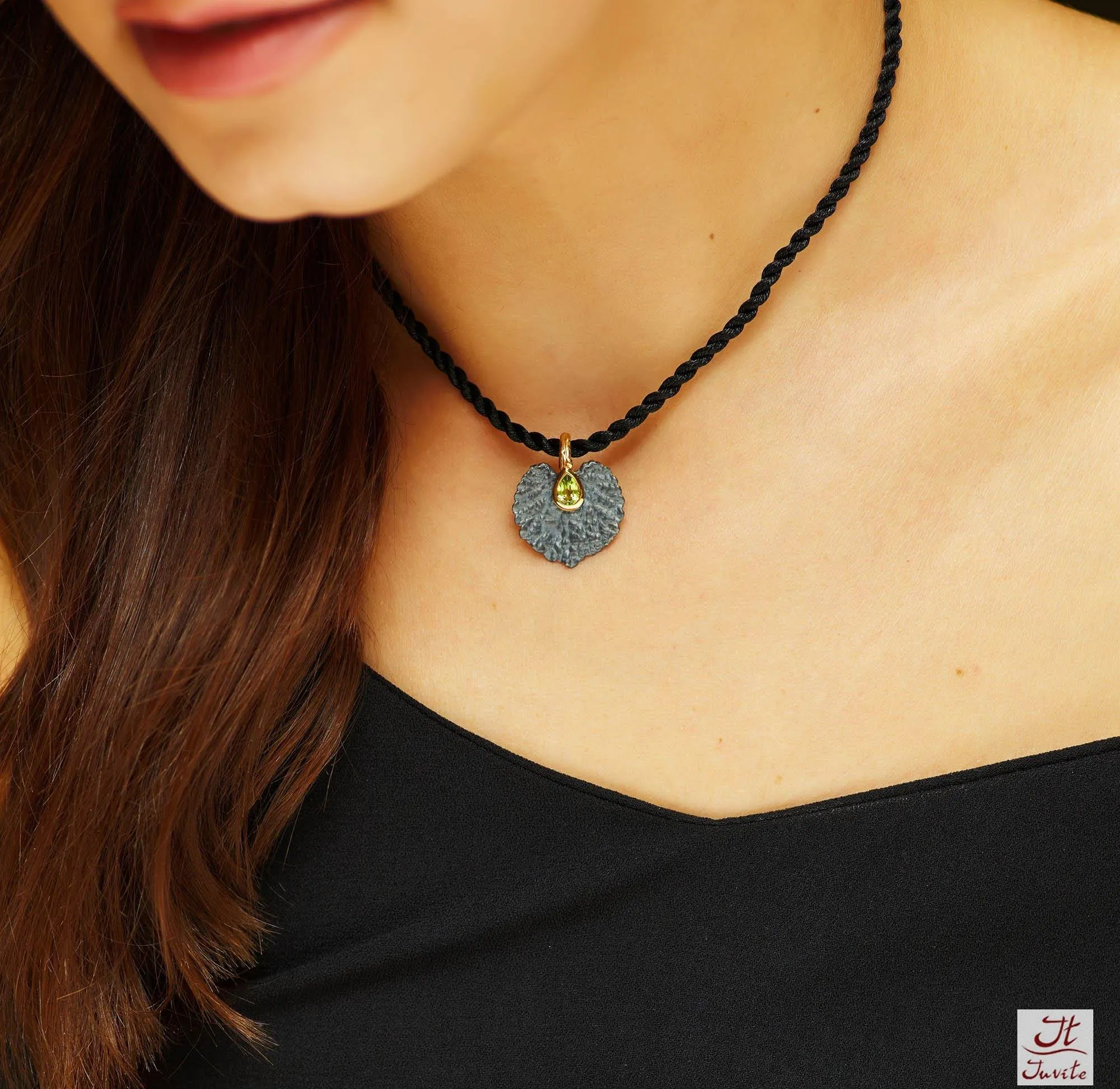 Sacred Leaf Sterling Silver Pendant