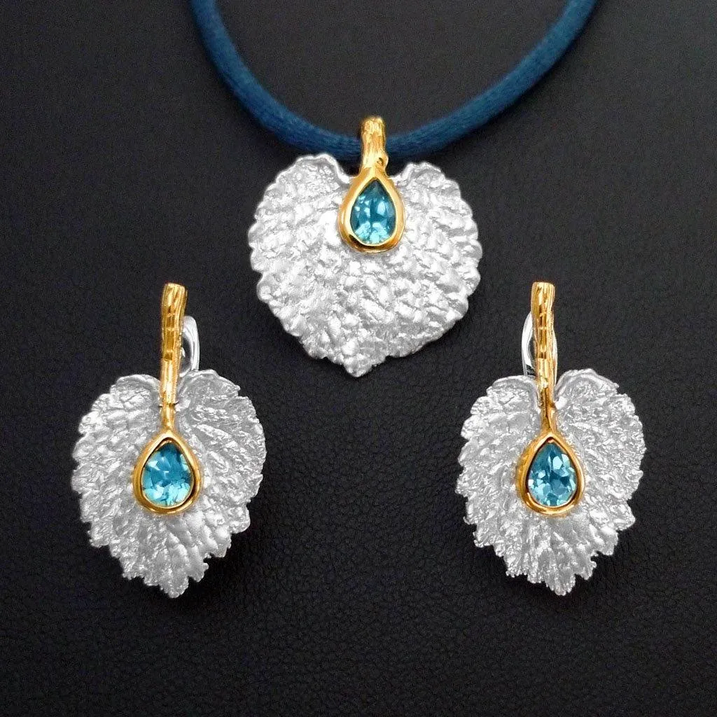 Sacred Leaf Sterling Silver Pendant
