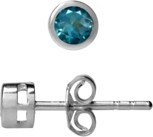 Silvershake 3MM Extra Petite Birthstone Gemstone 925 Sterling Silver Mini Second Hole Stud Earrings Jewelry for Women Unisex