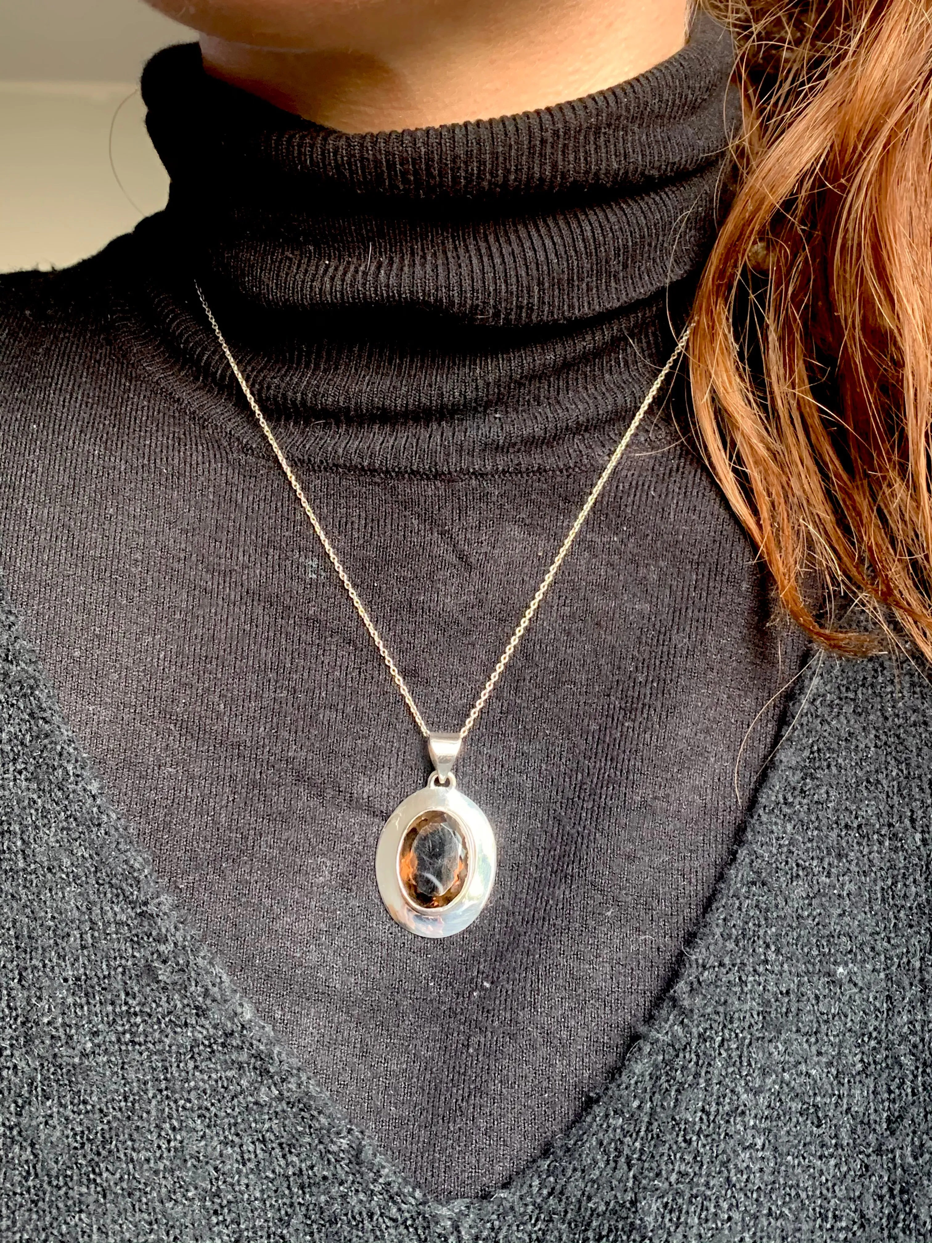 Smoky Quartz Medea Pendant