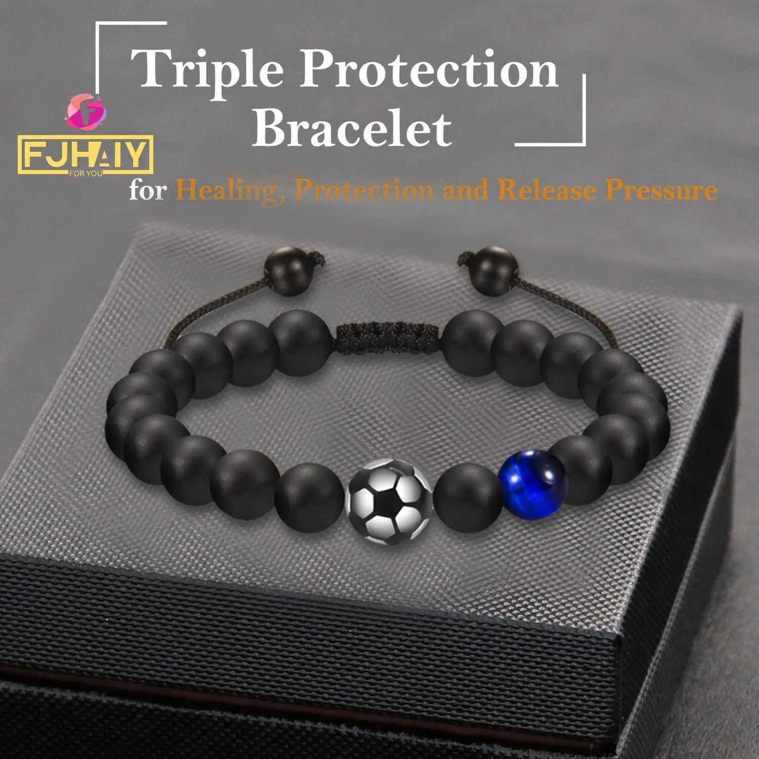 Soccer Gifts Set A-Z Letter Soccer Necklace for Men Novelty Soccer Socks&Soccer Bracelets for Soccer Lovers