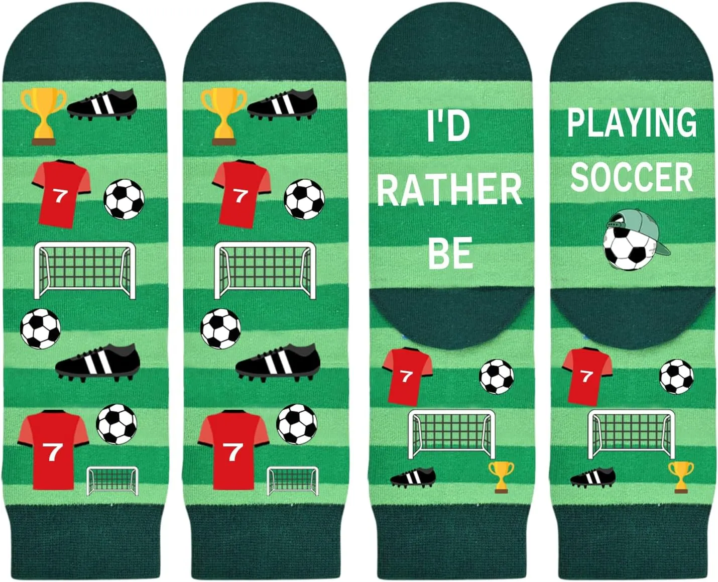 Soccer Gifts Set A-Z Letter Soccer Necklace for Men Novelty Soccer Socks&Soccer Bracelets for Soccer Lovers