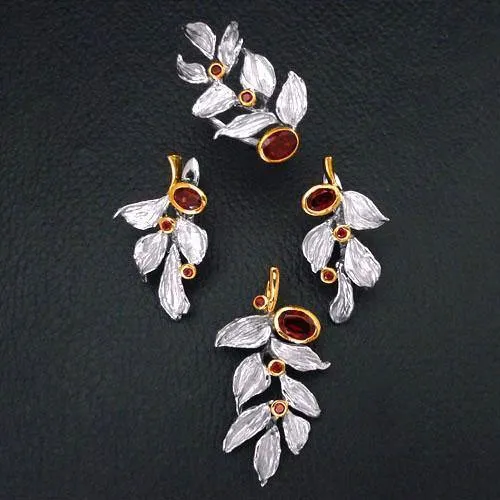 Spirit Leaf Sterling Silver Pendant