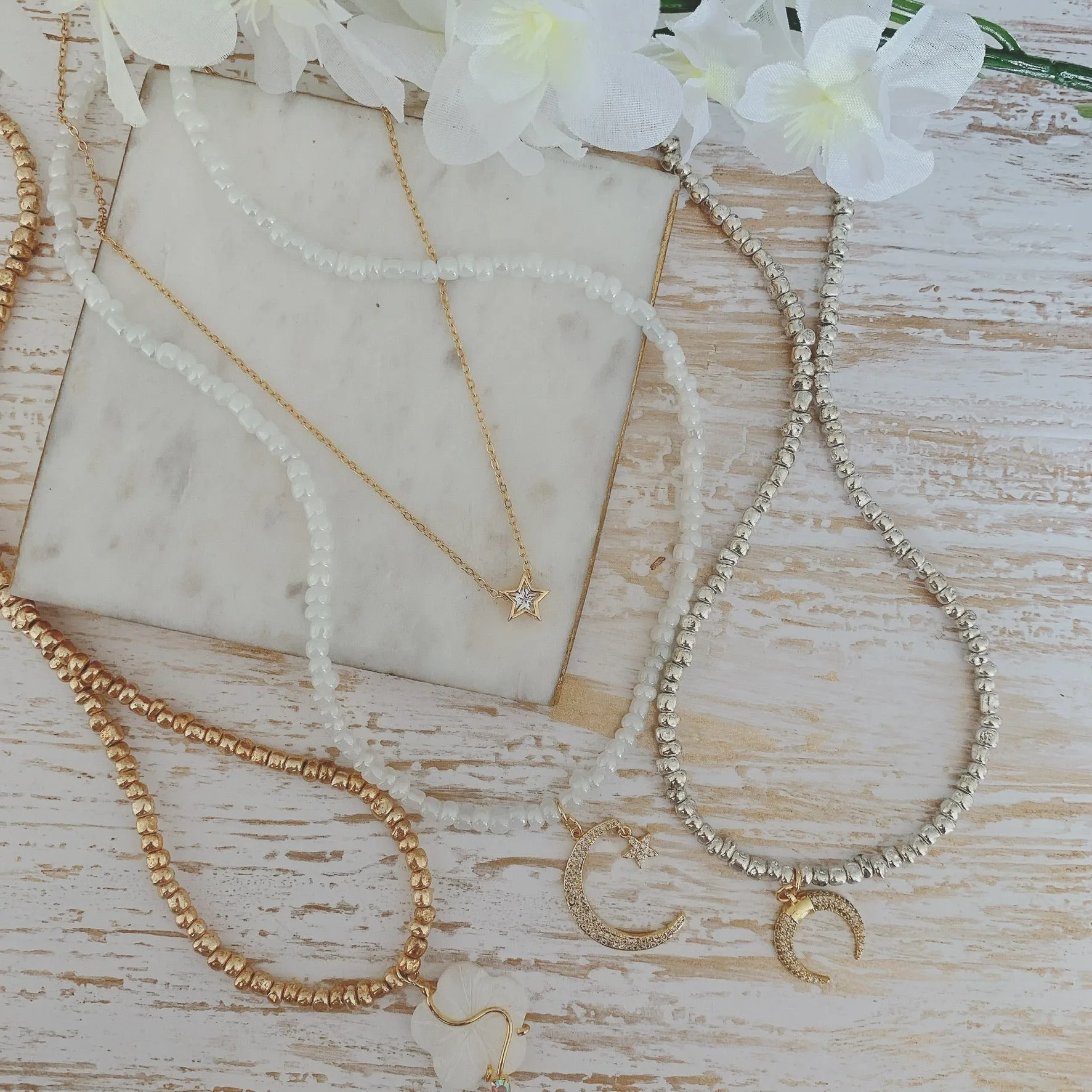 St Benedict medallion Beaded necklace