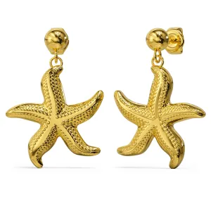 Starfish Gold Stud Earrings