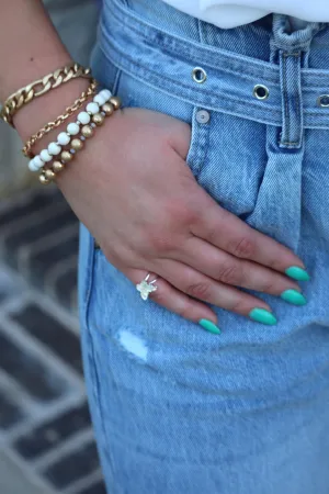 STEPHANIE'S SISTER "SET" BRACELETS - GOLD
