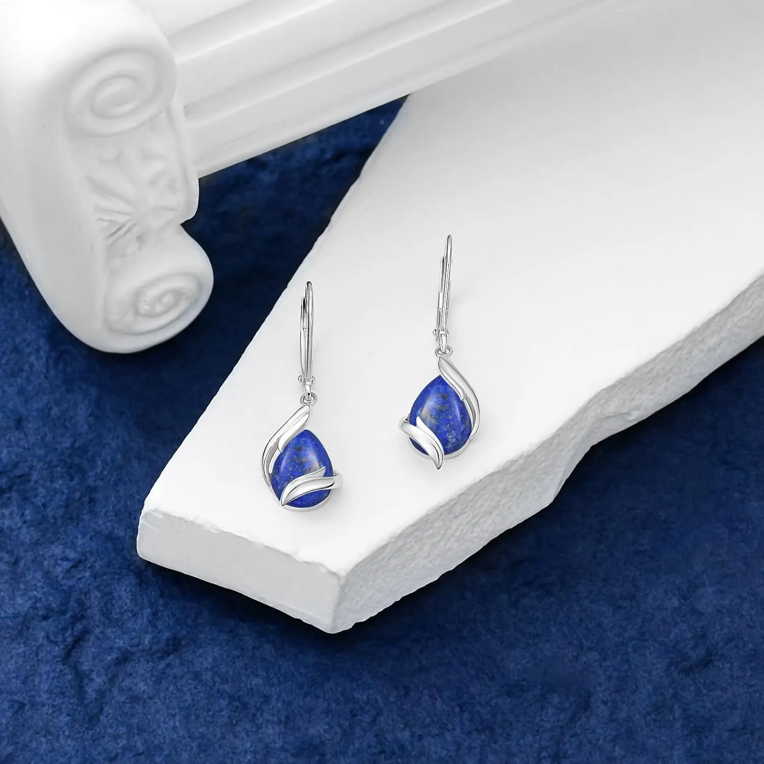 Teardrop Earrings for Women 925 Sterling Silver Gemstone Earrings Fine Jewelry Birthday Gifts for Women
