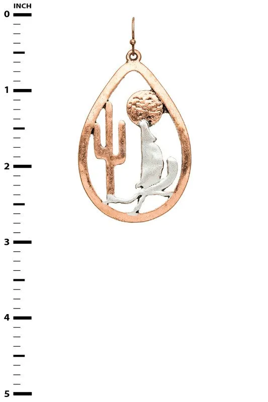 TEEK - Desert Cactus Cutout Earrings