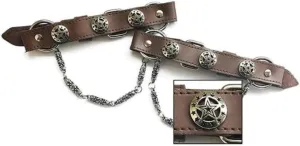 Texas Stars High-Grade Leather Boot Bracelet Set | Handcrafted with Durable Metal Parts