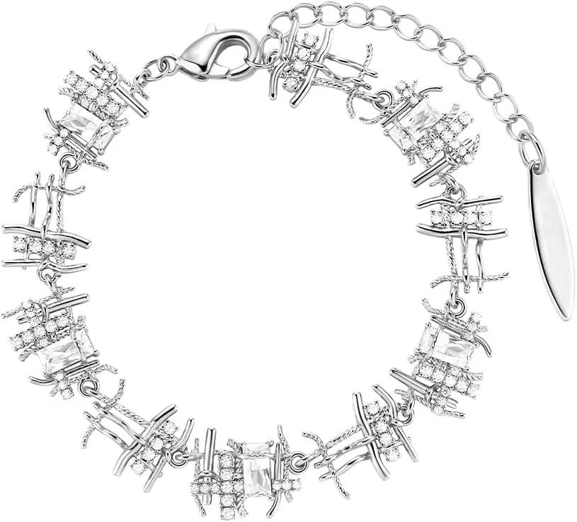 Three-Piece Women's Jewelry Set: Earrings, Necklace, Bracelet - Gold, Silver Tones - Perfect for Valentine's Day, Birthdays, Special Occasions