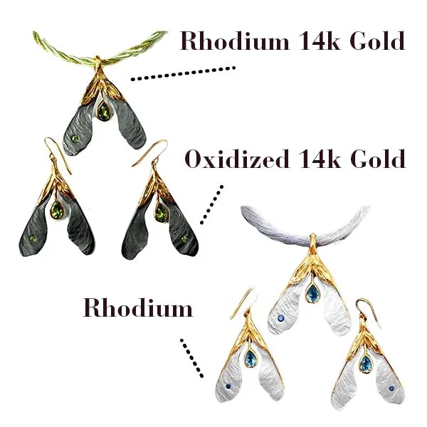 Thuja Flora Sterling Silver Pendant