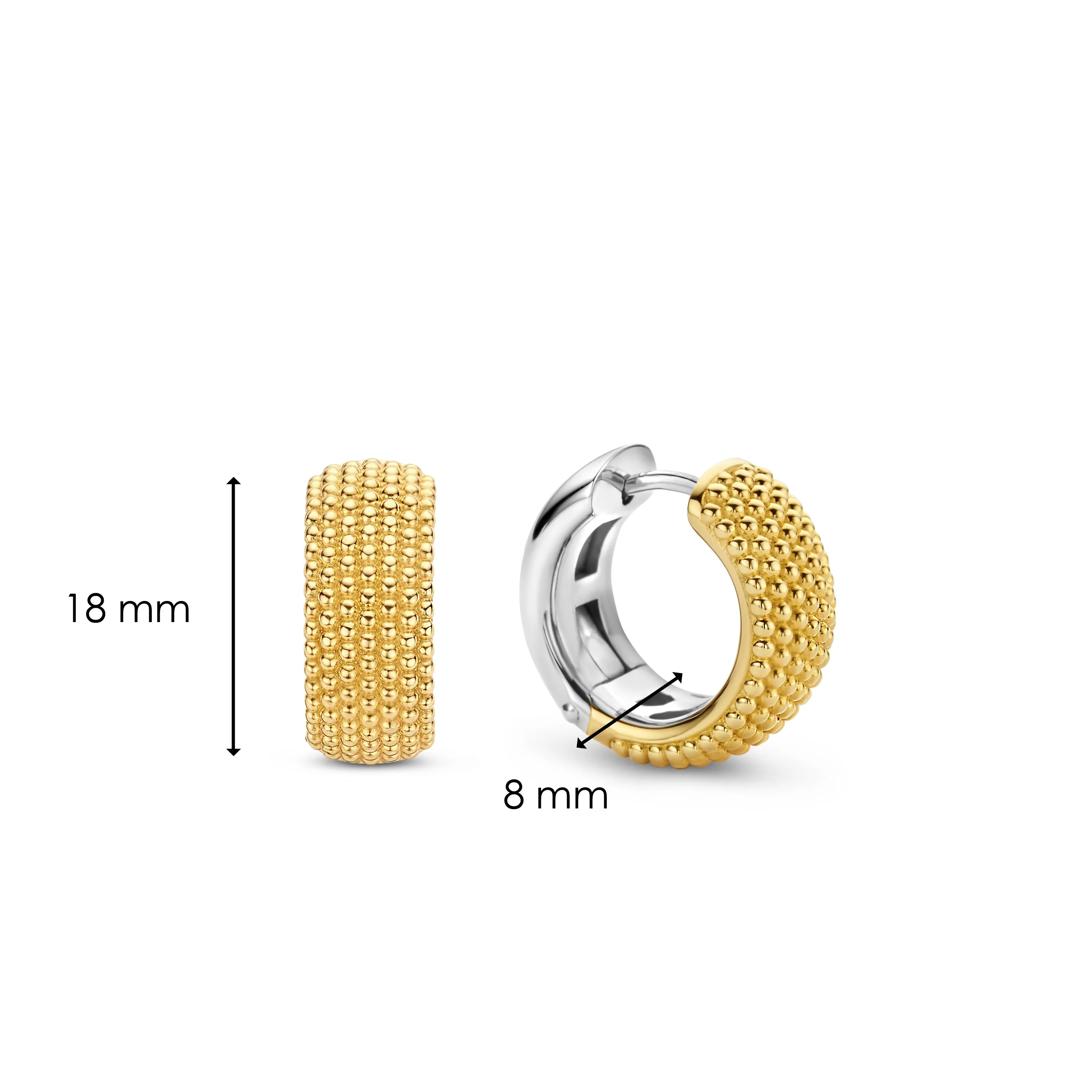 TI SENTO Medium Hoops - 7895SY