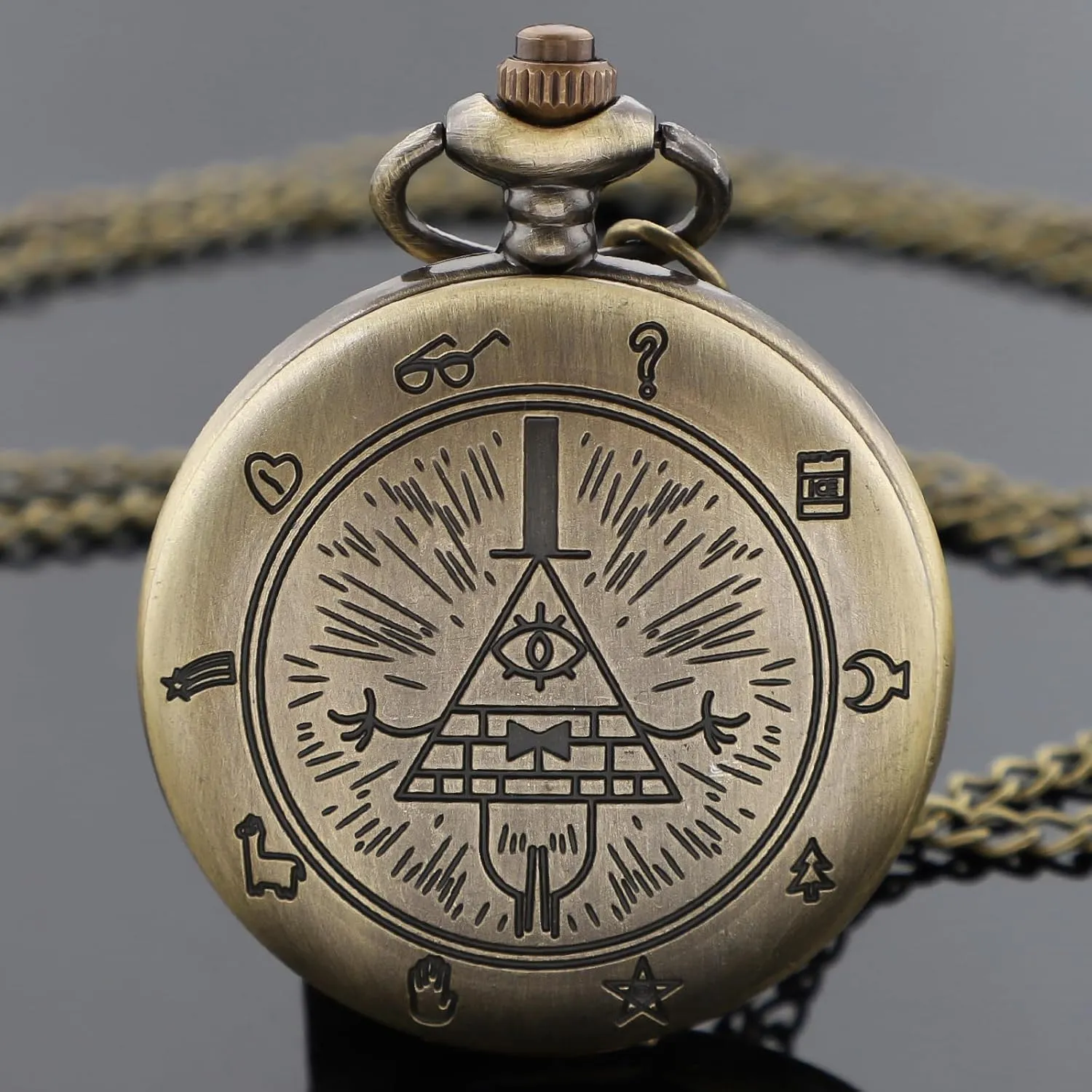 Tiong Vintage Pocket Watch Arabic Numerals Scale Quartz Pocket Watches with Chain Women Men Best Gifts for Birthday Graduation