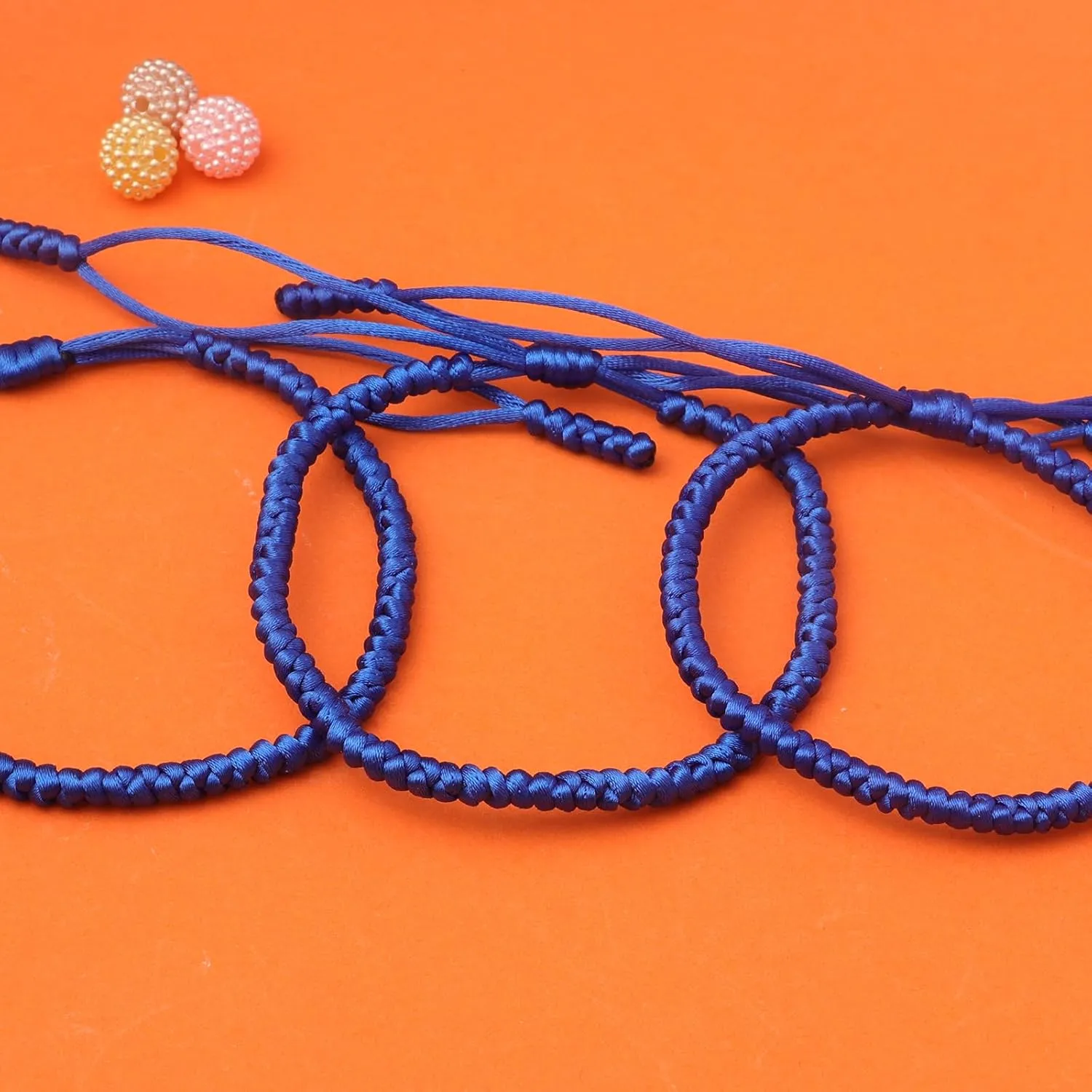 To My Granddaughter Cherry Knot Bracelet, Granddaughter Bracelet Gift From Grandma Adjustable Hand Woven Braided Bracelets for Women Birthday Jewelry Gifts