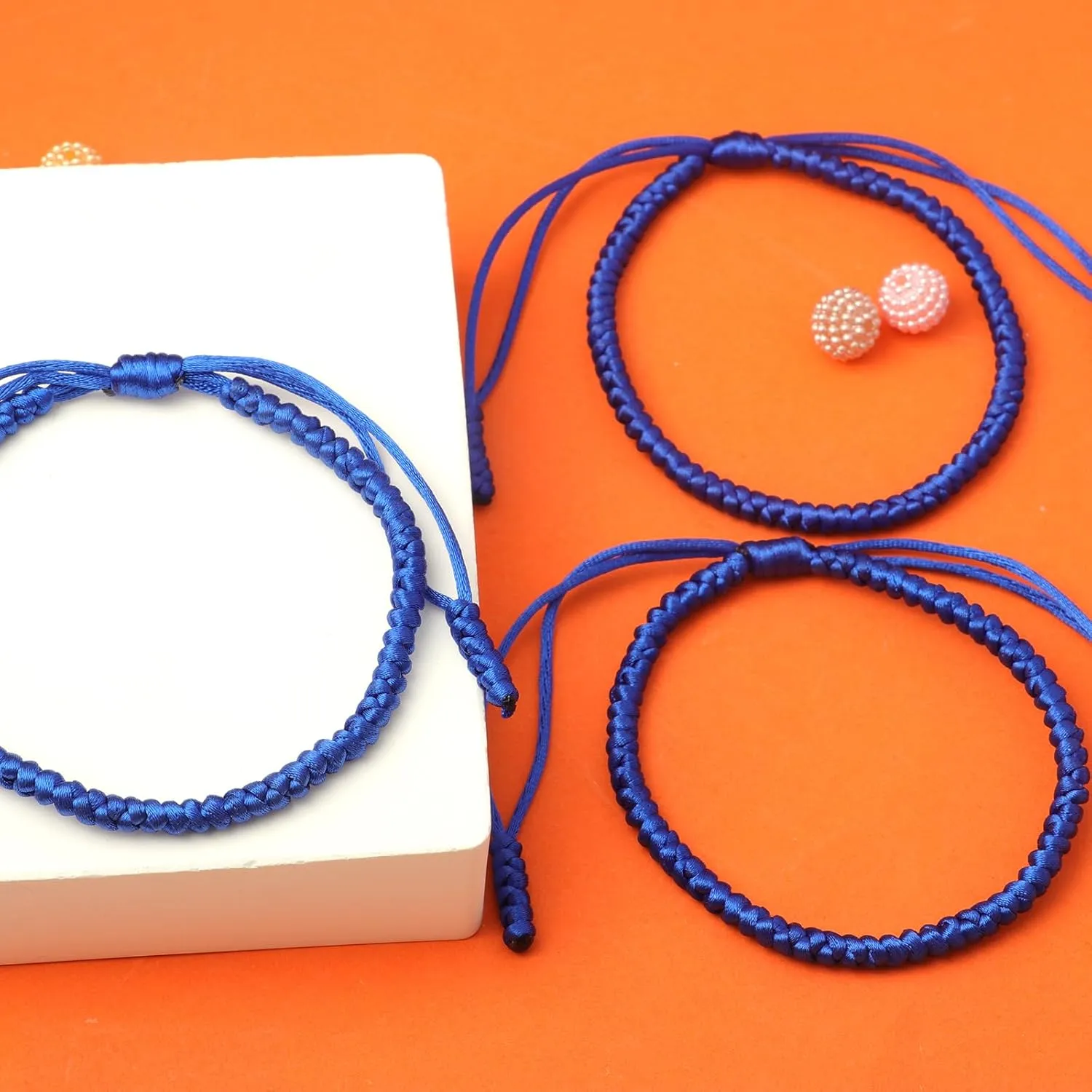 To My Granddaughter Cherry Knot Bracelet, Granddaughter Bracelet Gift From Grandma Adjustable Hand Woven Braided Bracelets for Women Birthday Jewelry Gifts