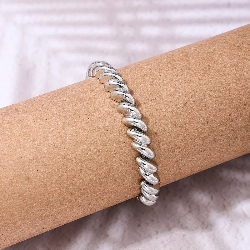Trendy European Style Vienna Verve Metal Bracelet - Lightweight Luxury Design