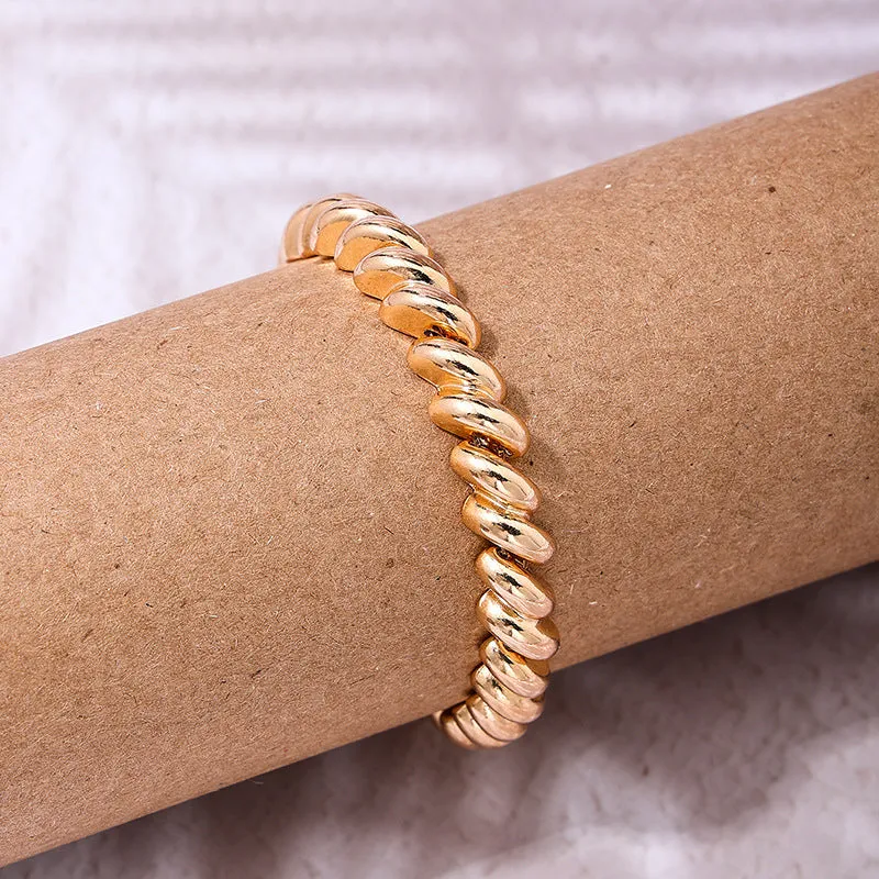 Trendy European Style Vienna Verve Metal Bracelet - Lightweight Luxury Design
