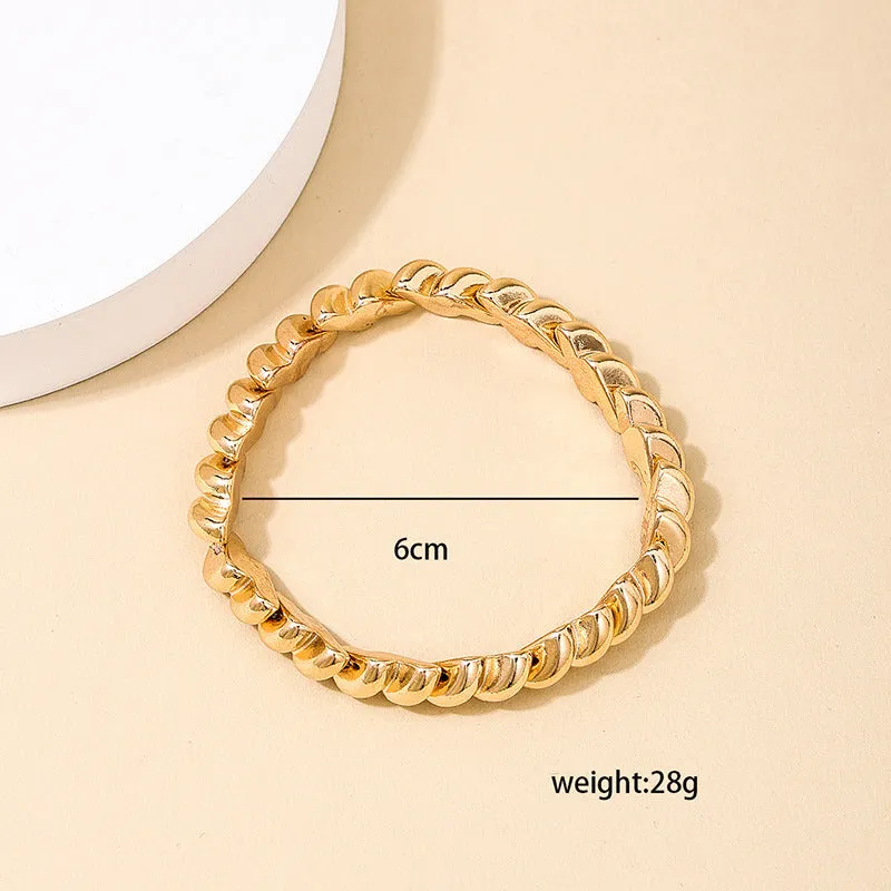 Trendy European Style Vienna Verve Metal Bracelet - Lightweight Luxury Design